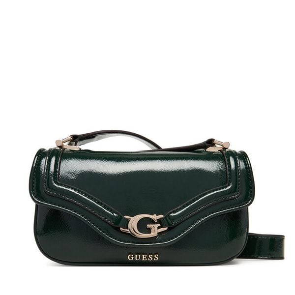 Torebka Guess. Zielone listonoszki damskie Guess, z aplikacjami, bez dodatków. Za 281.99 zł.