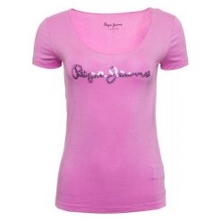 Pepe Jeans T-Shirt Damski Beatriz, Xs, Różowy. T-shirty damskie marki Pepe Jeans. Za 189.00 zł.