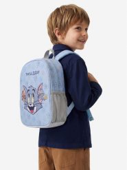 Tom & Jerry Plecak CEO-ACCCS-SS26-208WBTJ Niebieski. Niebieskie torby i plecaki dziecięce Tom & Jerry, z materiału. Za 89.99 zł.