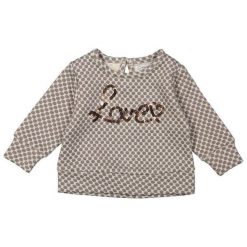 Dirkje Bluza Dziewczęca Love 98 Wielokolorowa. Szare bluzy dla dziewczynek Dirkje, z napisami. Za 69.00 zł.