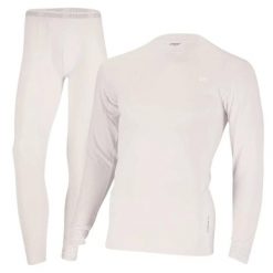 Zestaw Termoaktywny Męski - Koszulka + Legginsy - Biały. Białe legginsy sportowe męskie XTREME, m, bez wzorów, z elastanu, do biegania. Za 221.30 zł.