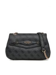 Guess Torebka Katya HWSG96 52210 Czarny. Czarne torebki do ręki damskie Guess, z aplikacjami, ze skóry, wizytowe, bez dodatków. Za 349.99 zł.