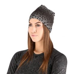 Czapka odblaskowa uniwersalna Nils OCN0478. Czarne czapki i kapelusze damskie NILS, bez wzorów, sportowe. Za 24.99 zł.