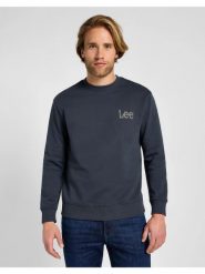 LEE MĘSKA BLUZA WOBBLY LEE SWS DARK MUTED GRAY 112355746 L81M008531. Szare bluzy męskie Lee, l, bez wzorów, bez kaptura. Za 199.99 zł.