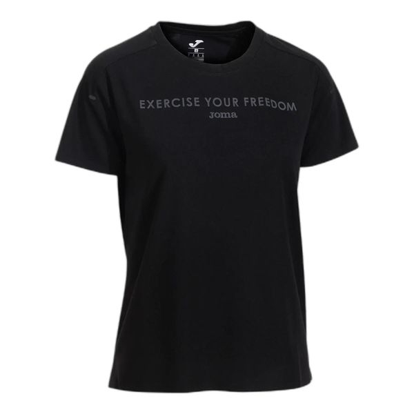 T-shirt damski Joma Resort. Czarne t-shirty damskie Joma, m, bez wzorów, z materiału, klasyczne, bez kołnierzyka. Za 149.50 zł.
