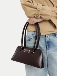 Nine West Torebka CEO-MODERN MUSE-LA374-4764 Brązowy ciemny. Brązowe torebki do ręki damskie Nine West, bez wzorów, ze skóry, bez dodatków. Za 179.99 zł.