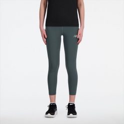 Legginsy damskie do biegania New Balance Sleek WP41235GT – szare. Szare legginsy damskie New Balance, m, bez wzorów, z materiału, z podwyższonym stanem, do biegania. Za 269.99 zł.