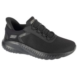 Buty sportowe Sneakersy męskie, Slip-Ins: Bobs Squad Chaos - Tough Walk. Czarne buty sportowe męskie Skechers, bez zapięcia, na fitness i siłownię. Za 299.99 zł.