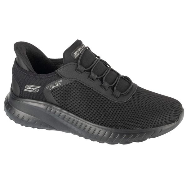 Buty sportowe Sneakersy męskie, Slip-Ins: Bobs Squad Chaos - Tough Walk. Czarne buty sportowe męskie Skechers, bez zapięcia, na fitness i siłownię. Za 299.99 zł.