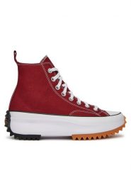 Converse Trampki Run Star Hike Platform A12598C Czerwony. Czerwone trampki i tenisówki damskie Converse, bez wzorów, z materiału, retro, bez zapięcia. Za 359.99 zł.