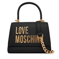 Torebka LOVE MOSCHINO. Czarne torebki do ręki damskie Love Moschino, bez wzorów, klasyczne, bez dodatków. Za 1,009.00 zł.