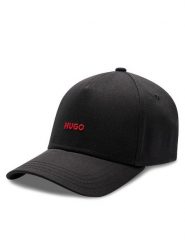 Hugo Czapka z daszkiem Cara 50519255 Czarny. Czarne czapki i kapelusze damskie Hugo, bez wzorów, z bawełny. Za 159.99 zł.