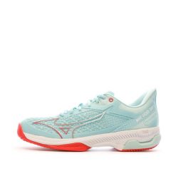 Kobieta tenis buty Mizuno Wave Exceed Tour. Niebieskie obuwie sportowe damskie Mizuno, bez wzorów, tenisowe, mizuno wave. W wyprzedaży za 443.30 zł.