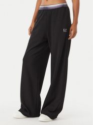 EA7 Emporio Armani Spodnie dresowe 7W001517 AF12501 UC001 Czarny Wide Leg. Czarne spodnie dresowe damskie EA7 Emporio Armani, m, bez wzorów, z dresówki. Za 514.99 zł.
