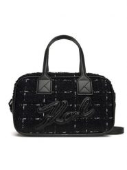 KARL LAGERFELD Torebka A4W30259 Czarny. Czarne torebki do ręki damskie KARL LAGERFELD, bez wzorów, ze skóry, bez dodatków. Za 679.99 zł.