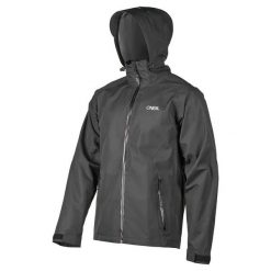 Kurtka mtb rowerowa O'neal Tsunami Rain Jacket. Czarne kurtki męskie O'NEAL, xl, bez wzorów, z materiału, z kapturem. Za 619.00 zł.