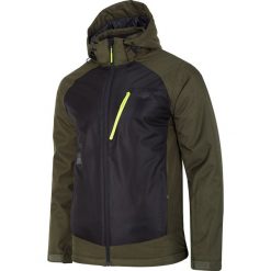 Kurtka narciarska męska KUMN002 - khaki melanż. Kurtki męskie marki 4f. Za 299.99 zł.