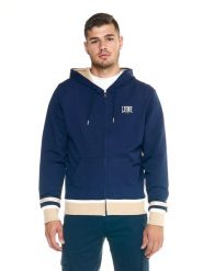 Bluza z kaptur na co dzień na siłownię. Niebieskie bluzy damskie LEONE 1947 APPAREL, xs, bez wzorów, bez kaptura, na fitness i siłownię. Za 105.21 zł.