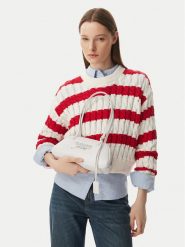 Tommy Jeans Torebka Tjw Bold Shoulder Bag AW0AW18787 Biały. Białe torebki do ręki damskie Tommy Jeans, bez wzorów, z jeansu, bez dodatków. Za 449.99 zł.