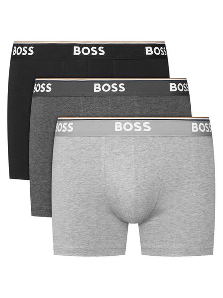 BOSS Komplet bokserek 50475282 Szary. Szare bokserki męskie Boss, m, bez wzorów, z bawełny. Za 209.99 zł.