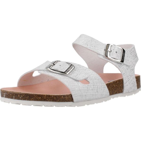 Sandały PABLOSKY 439903P Biały. Białe sandały damskie Pablosky, bez wzorów, z materiału, bez obcasa, bez zapięcia. Za 152.99 zł.
