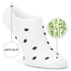 Skarpety damskie Filippo, elastyczne dopasowanie oddychająca struktura wzór w kropki komfort noszenia 3 pary, mix kolor, SD-SO17 LT BK. Białe skarpety damskie Filippo, bez wzorów. Za 19.99 zł.