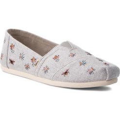 Półbuty TOMS - Classic 10012496 Drizzle Grey. Szare półbuty damskie Toms, z materiału. Za 269.00 zł.