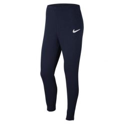 Spodnie treningowe męskie Nike FLC Park20. Białe buty sportowe męskie Nike, z bawełny, bez zapięcia, na fitness i siłownię. Za 189.99 zł.