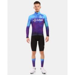 Męska koszulka kolarska z długim rękawem Kilpi VULCANO-M. Niebieskie buty sportowe męskie Kilpi, bez zapięcia, rowerowe. Za 463.37 zł.