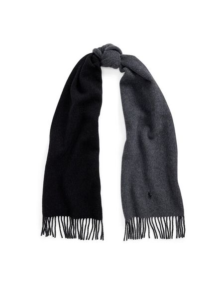 Polo Ralph Lauren Szalik 455954371001 Szary. Szare czapki i kapelusze damskie Polo Ralph Lauren, bez wzorów, z wełny. Za 359.99 zł.