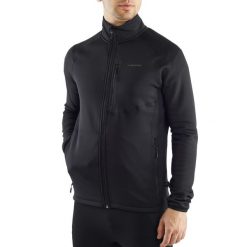 Bluza trekkingowa techniczna męska Viking Jukon na zamek. Czarne bluzy męskie Viking, m, bez wzorów, z dzianiny, bez kaptura. Za 192.00 zł.