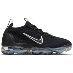 Buty do chodzenia damskie Nike Air Vapormax 2021 FK. Czarne obuwie sportowe damskie Nike, bez wzorów, z materiału, trekkingowe. Za 631.00 zł.
