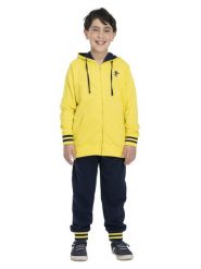 Bluza z bawełna z kaptur na co dzień na siłownię. Żółte bluzy męskie LEONE 1947 APPAREL, bez wzorów, z bawełny, bez kaptura, na fitness i siłownię. Za 126.26 zł.
