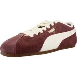 Buty PUMA YELLOW 40445619 Bordeaux. Czerwone obuwie sportowe damskie Puma, bez wzorów, ze skóry, na fitness i siłownię. Za 282.99 zł.