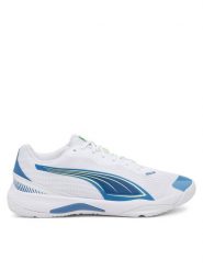 Puma Buty halowe Solarstrike III 107849 02 Biały. Białe buty sportowe męskie Puma, ze skóry, bez zapięcia. Za 229.99 zł.