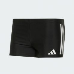 Bokserki do pływania 3S. Białe bokserki męskie Adidas, l, bez wzorów, z elastanu. Za 149.00 zł.