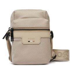 Saszetka BOSS. Brązowe saszetki męskie Boss, młodzieżowe, małe. Za 449.99 zł.