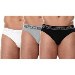 Brubeck Slipy męskie Comfort Cotton 3 szt. czarne/białe/szare r. M (BE00290A). Bokserki męskie marki Brubeck. Za 88.99 zł.