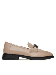 JENNY Loafersy WFA3869-1 Beżowy. Brązowe mokasyny damskie Jenny, z materiału. Za 139.99 zł.