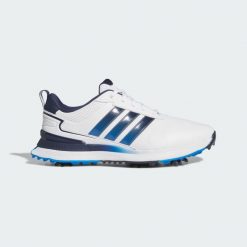 Buty Golfowe R2C 26. Białe buty sportowe męskie Adidas, bez zapięcia, na golfa. Za 599.00 zł.