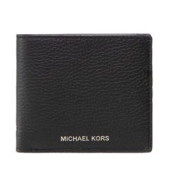 Portfel MICHAEL Michael Kors. Czarne portfele męskie MICHAEL Michael Kors, bez wzorów. Za 469.99 zł.