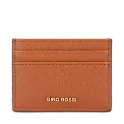 Portfel GINO ROSSI. Brązowe portfele damskie Gino Rossi, bez wzorów. Za 39.99 zł.