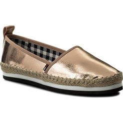 Espadryle TOMMY JEANS - Sporty Metalic Slip On EN0EN00203 Rose Gold 638. Półbuty damskie marki Tommy Jeans. W wyprzedaży za 199.00 zł.