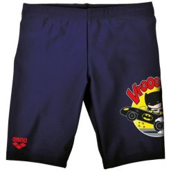 Spodenki kąpielowe chłopięce kąpielówki jammery na basen Arena Batman. Czerwone szorty dla chłopców Arena, bez wzorów, sportowe. Za 79.99 zł.