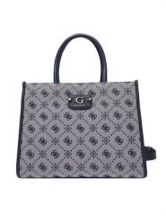Guess Torebka Neda HWJP96 54220 Niebieski. Niebieskie torebki do ręki damskie Guess, z aplikacjami, z poliesteru, bez dodatków. Za 449.99 zł.