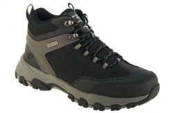 Buty trekkingowe męskie Skechers Selmen. Czarne trekkingi męskie Skechers, przed kolano, trekkingowe. Za 466.00 zł.