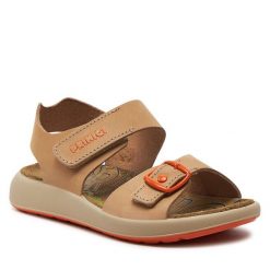 Sandały Primigi. Brązowe sandały chłopięce Primigi, bez zapięcia. Za 249.99 zł.