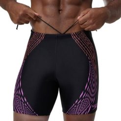 Spodenki kąpielowe Speedo Duo Logo - Mid Jammers. Czarne kąpielówki męskie Speedo, l, bez wzorów, z nylonu, do pływania. Za 73.99 zł.