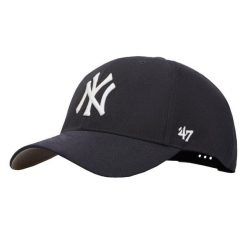 Męska czapka z daszkiem 47 Brand New York Yankees MLB Sure Shot Cap. Niebieskie czapki i kapelusze męskie 47 Brand, bez wzorów, z bawełny, sportowe. Za 183.00 zł.