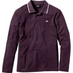 Shirt polo z długim rękawem bonprix ciemny lila. Koszulki polo męskie marki bonprix. Za 27.99 zł.